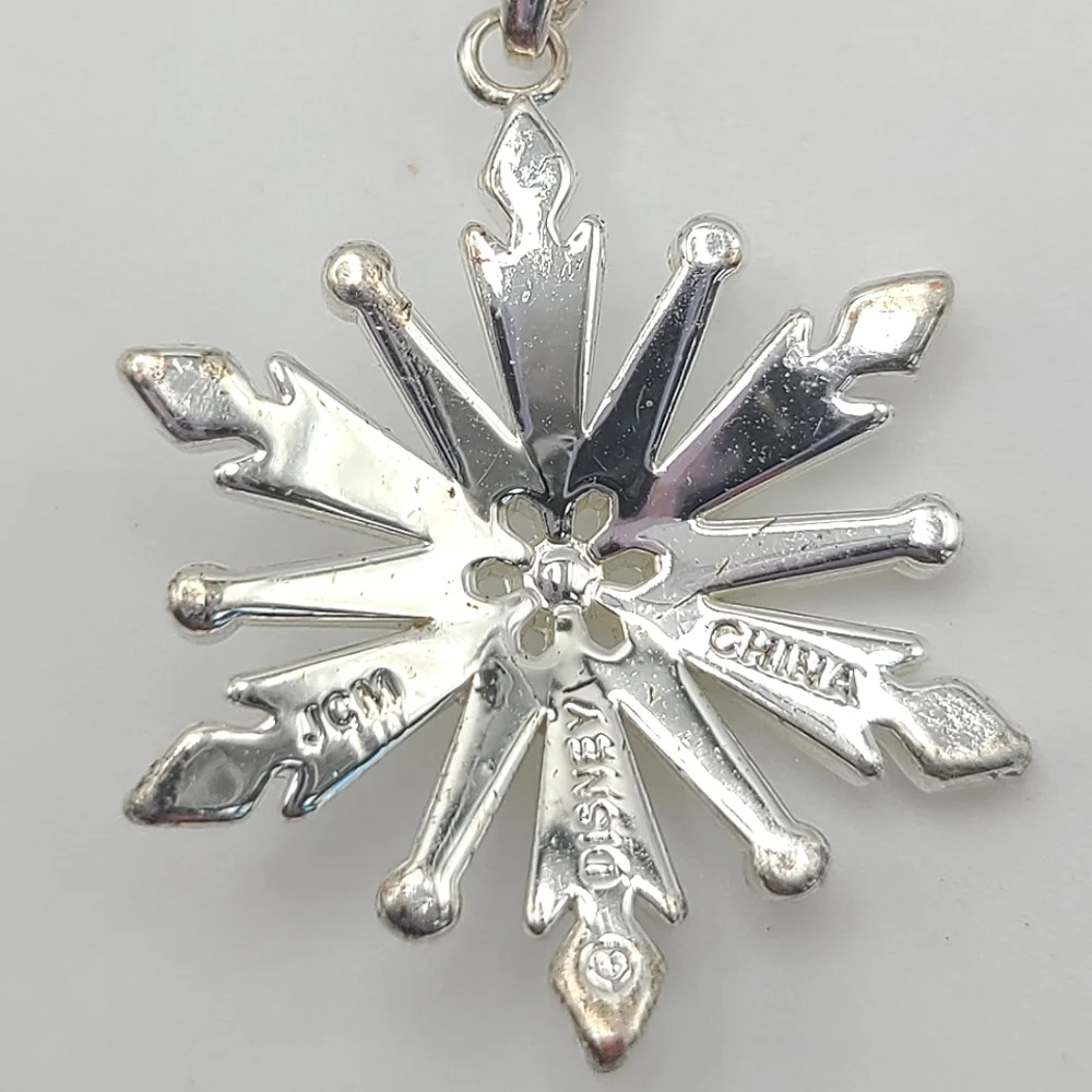Disney Frozen Silver Plated Snowflake Pendant Necklace